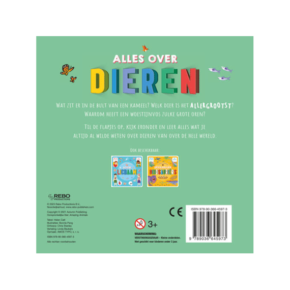 Flapjesboek Alles Over Dieren