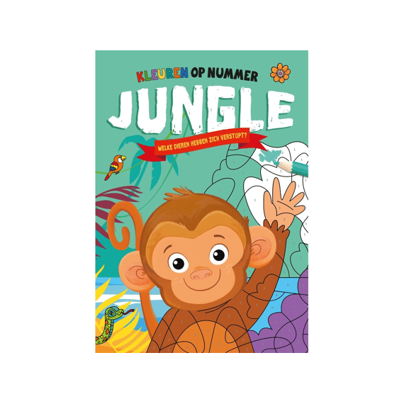 Kleuren Op Nummer: Jungle