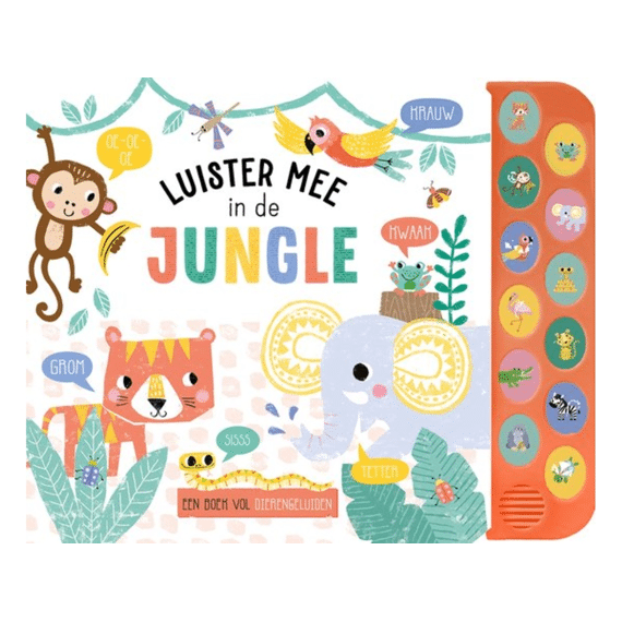 Geluidenboek: Luister Mee In De Jungle