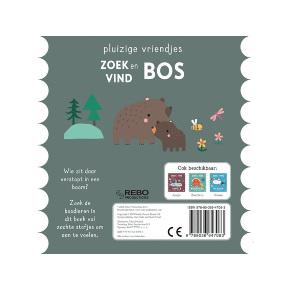 Zoek En Vind Pluizige Vriendjes Bos