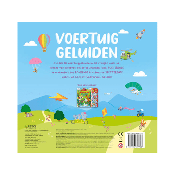 Geluidenboek: 50 Voertuigengeluiden