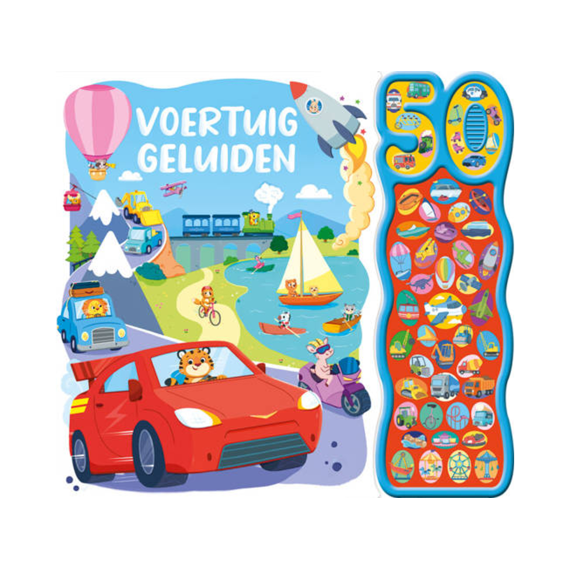 Geluidenboek: 50 Voertuigengeluiden