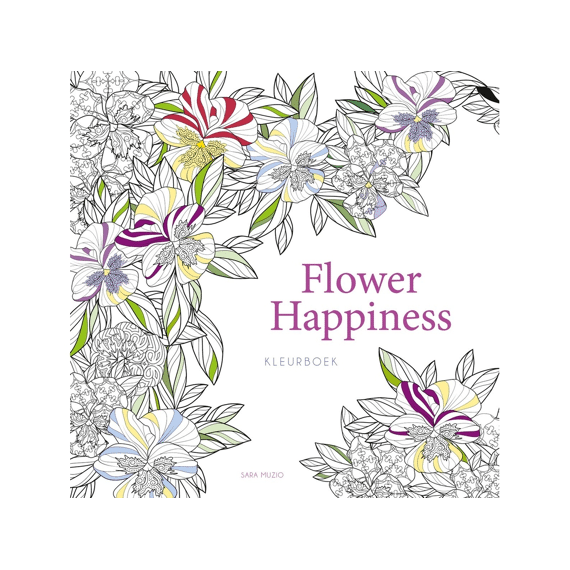 Kleurboek Flower Happiness