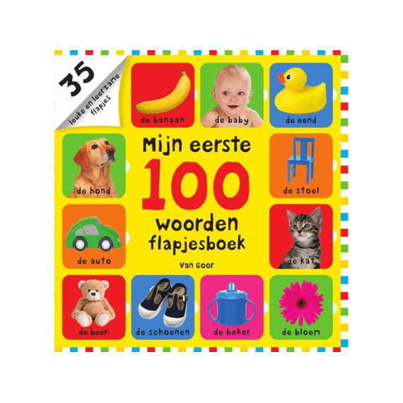 Mijn Eerste 100 Woordjes Flapjesboek