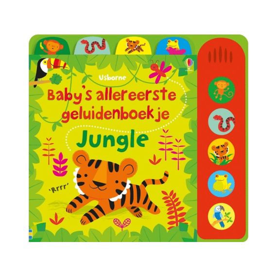 Babys Allereerste Geluidenboekje Jungle