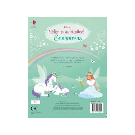 Sticker- En Aankleedboekje Eenhoorns