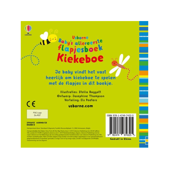 Babys Allereerste Speel- En Voelboekje Kiekeboe