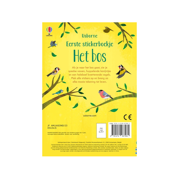 Eerste Stickerboekje: Het Bos