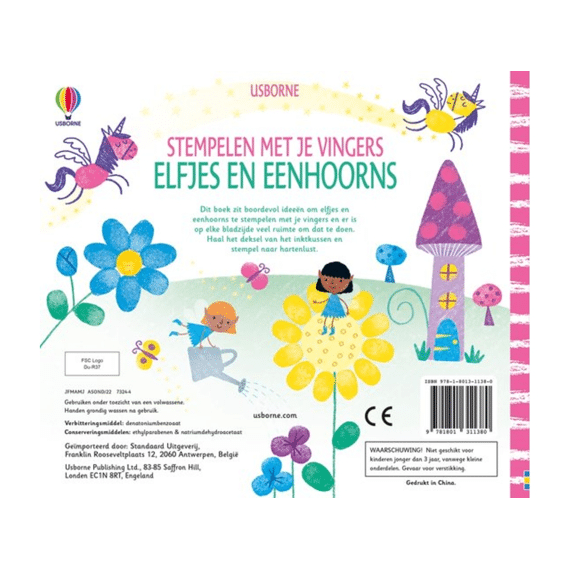 Stempelen Met Je Vingers: Eenhoorns En Elfjes