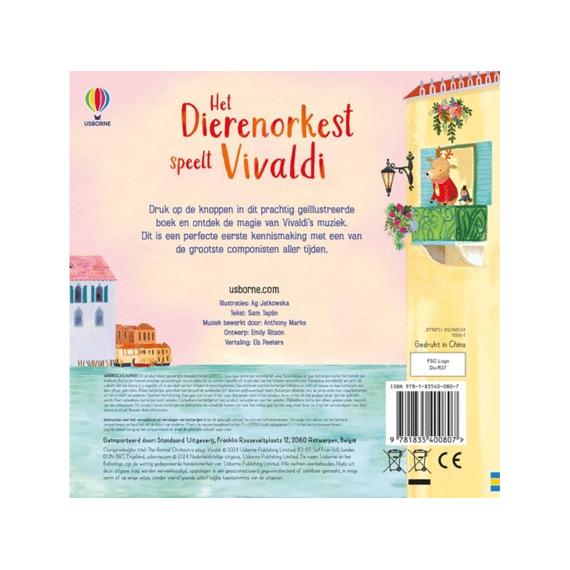 Geluidenboekje: Het Dierenorkest Speelt Vivaldi