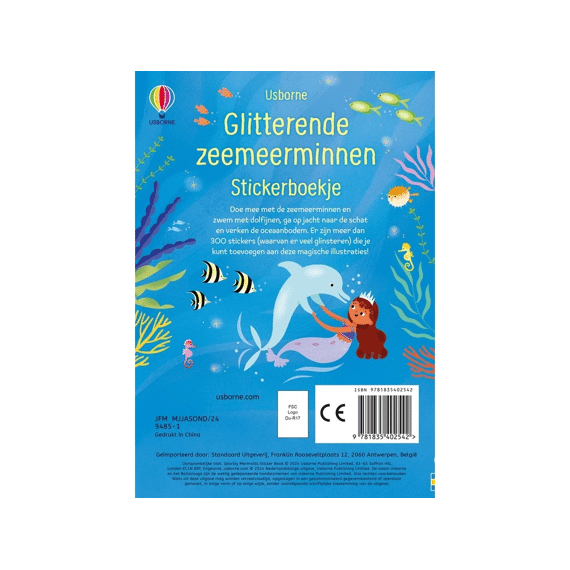 Glitter Stickerboek: Glitterende Zeemeerminnen