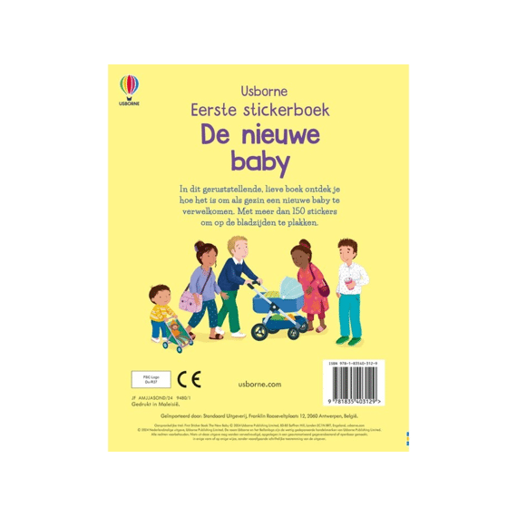 Eerste Stickerboekje: De Nieuwe Baby