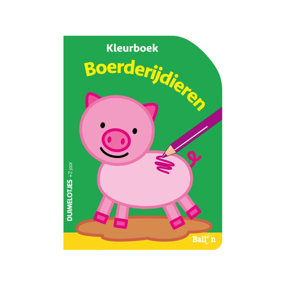 Duimelotjes Kleurboek Boerderijdieren