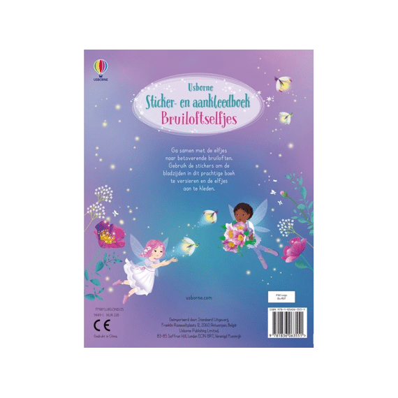 Sticker- En Aankleedboek Bruiloftselfjes