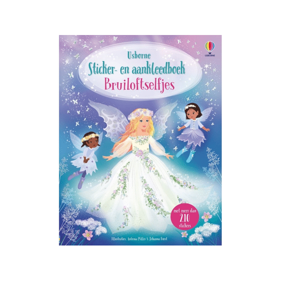 Sticker- En Aankleedboek Bruiloftselfjes
