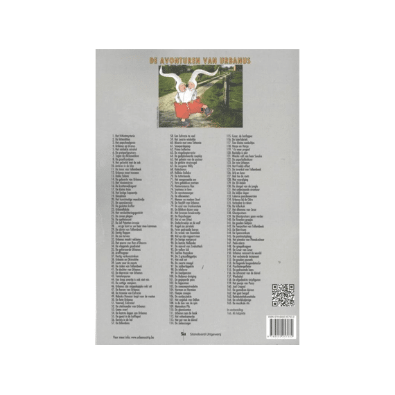 Strip Urbanus Nr 165 De Muzikale Rits