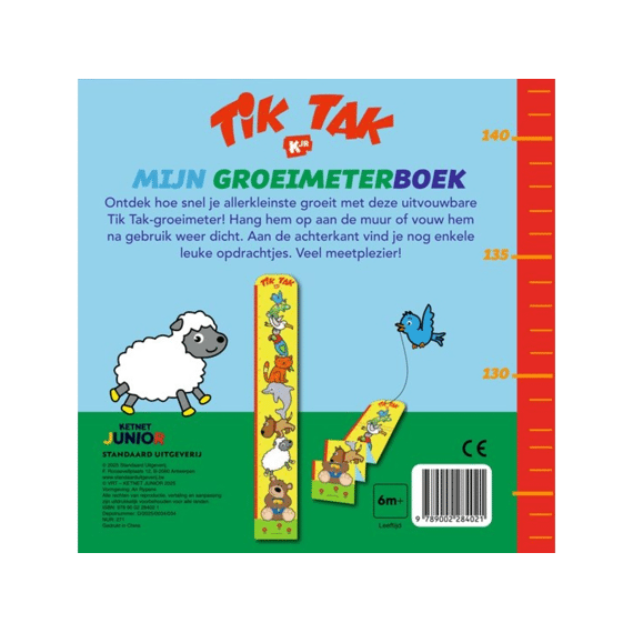 Tik Tak Groeimeterboek
