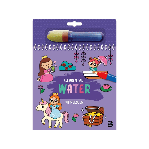 Kleuren Met Water Voor De Kleintjes Prinsessen