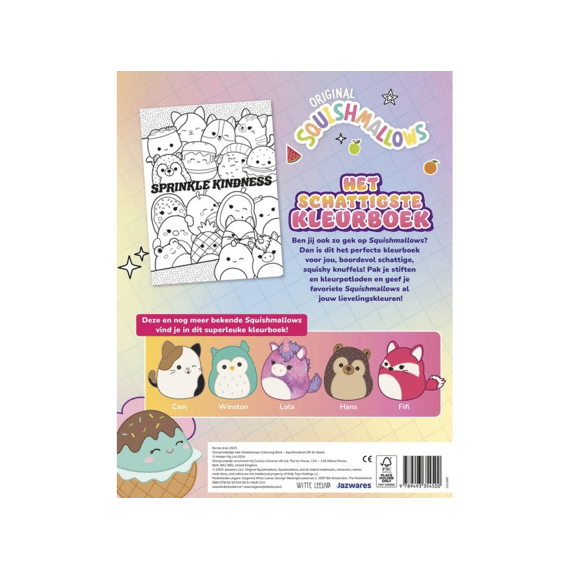 Squishmallows Het Schattigste Kleurboek