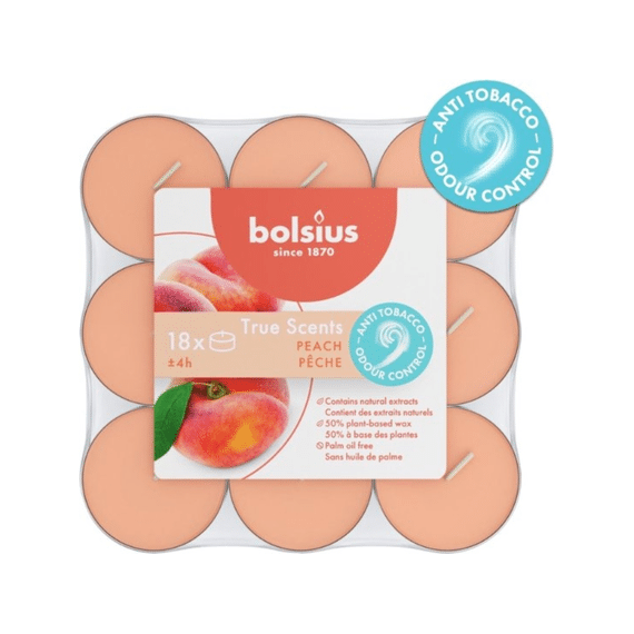 Bolsius Geurtheelicht True Scents Peach