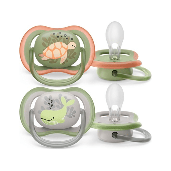 Avent Fopspeen 6-18m Ultra Air Schildpad/Walvis