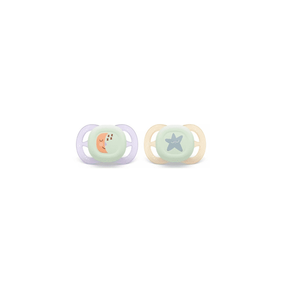 Avent Fopspeen 0-2M Ultra Start Night 2-Pack Mix