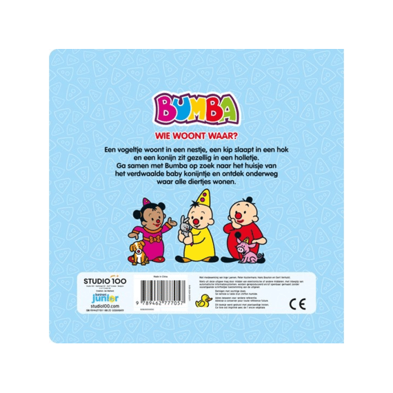 Bumba Kartonboek Met Flapjes Wie Woont Daar?