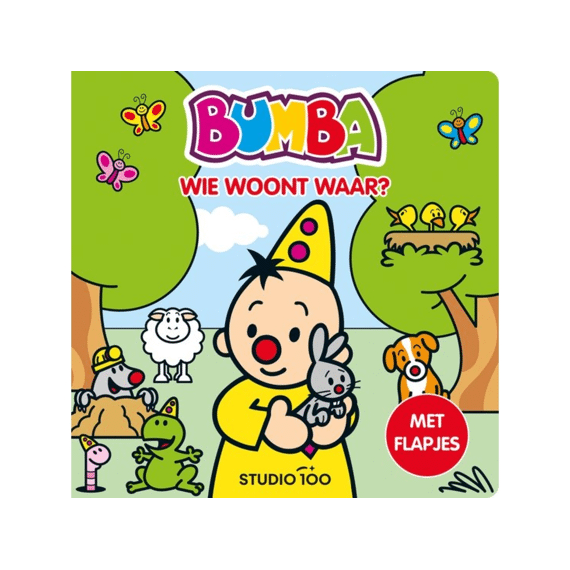 Bumba Kartonboek Met Flapjes Wie Woont Daar?