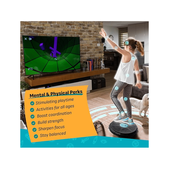 Gobalance Balanceerbord Met App Zwart