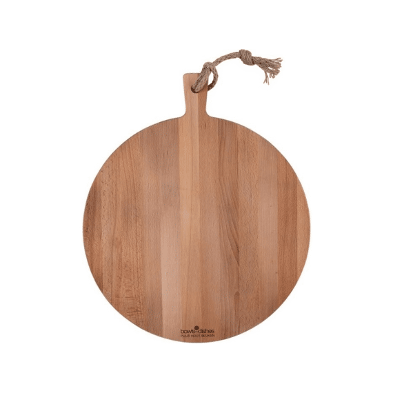 Bowls and Dishes Puur Hout Serveerplank Rond Beuk 40x2cm