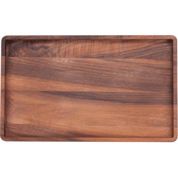 Bowls and Dishes Pure Walnut Wood Serveertray Rechthoekig L 28x17cm