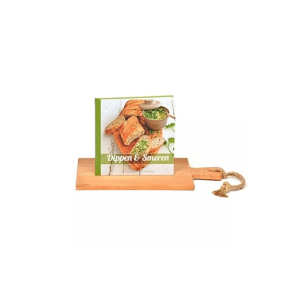 Bowls and Dishes Set Plank met Kookboek Pure Rose Wood Plank 30cm met Dippen en Smeren