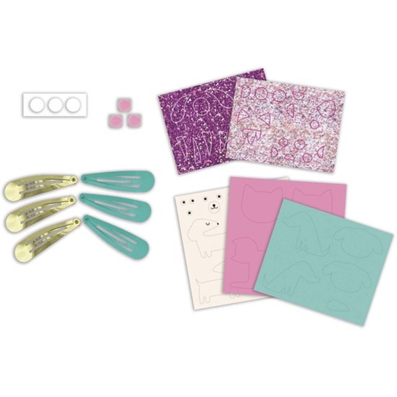 Janod Glitterspeldjes Maken 6stuks Little Pets