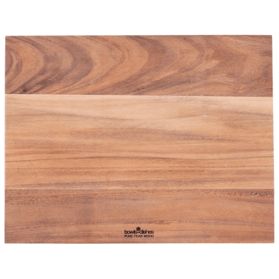Bowls and Dishes Pure Teak Wood Plank Rechthoekig 45x35cm