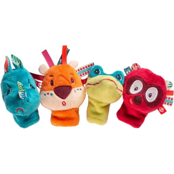 Lilliputiens Jungle Vingerpopjes 4-pack