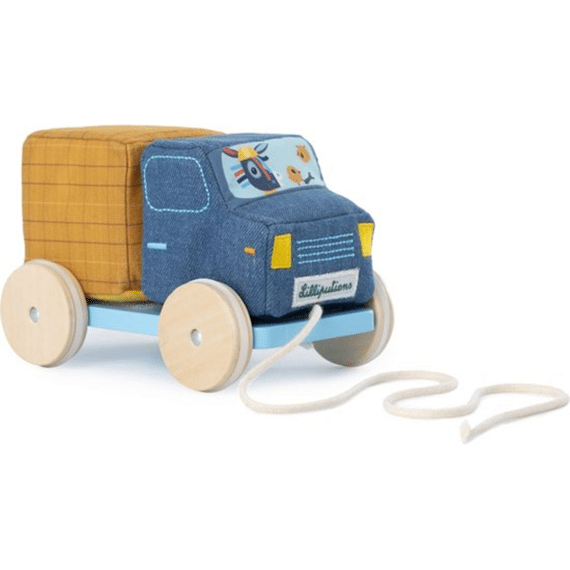 Lilliputiens Trekspeeltje Vrachtwagen Toupie