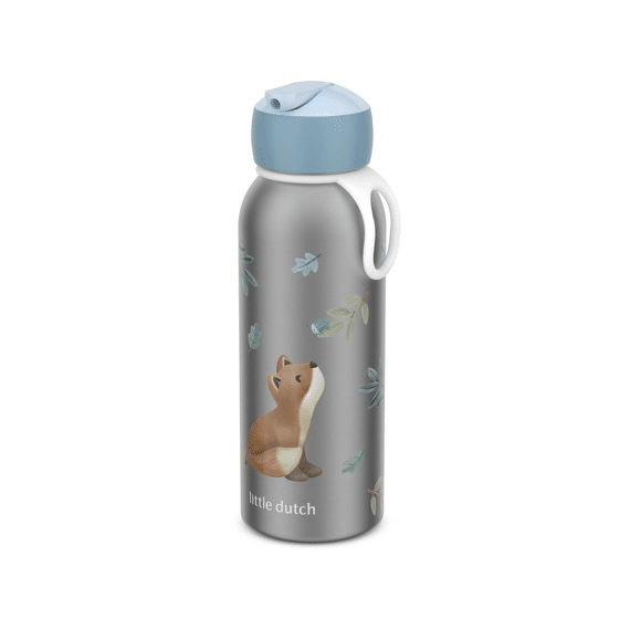 Mepal Little Dutch Isoleerfles Flipup Campus 350ml Forest Friends