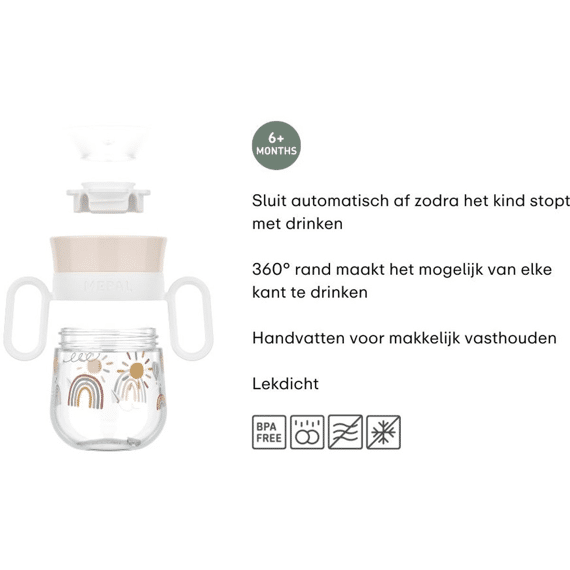 Mepal Little Dutch Drinkbeker Mio 360 200ml Forest Friends