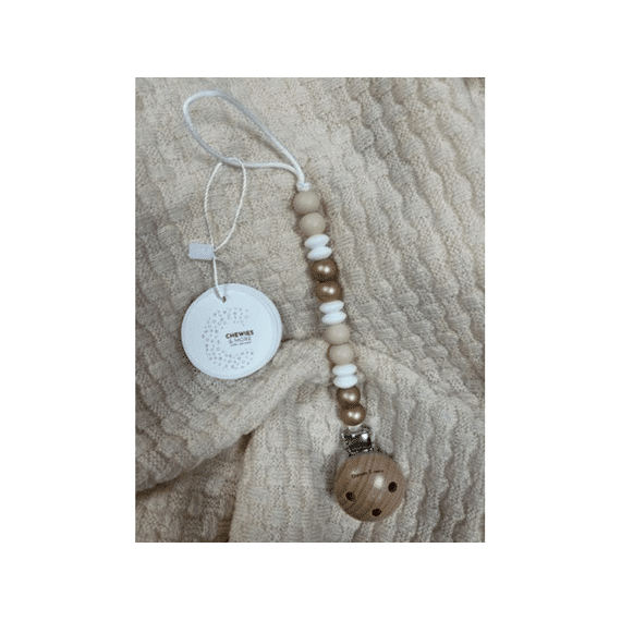 Chewies and More Fopspeenketting Sparkle Gold