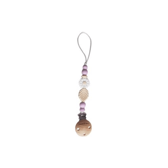 Chewies and More Fopspeenketting Daisy Lilac