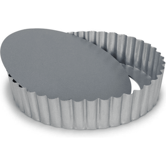 Patisse Silver Top Taartvorm met Losse Bodem Hoge  20cm