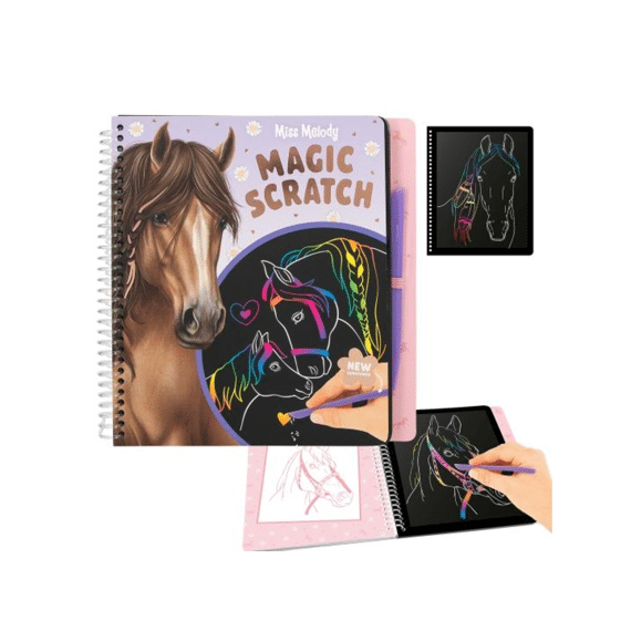 Miss Melody Magic Scratch Boek