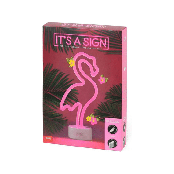 Legami Neon Light Led Lamp It''s a sign Flamingo