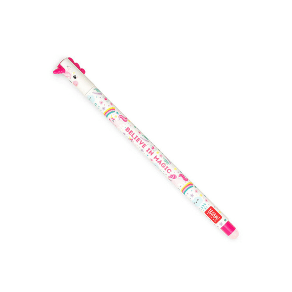 Legami Uitwisbare Gelpen Pink Unicorn