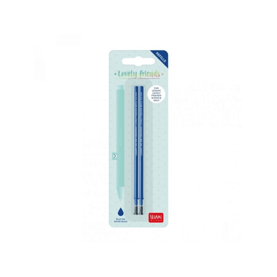 Legami Gelpen Lovely Friends Refill Set 2 Blauw