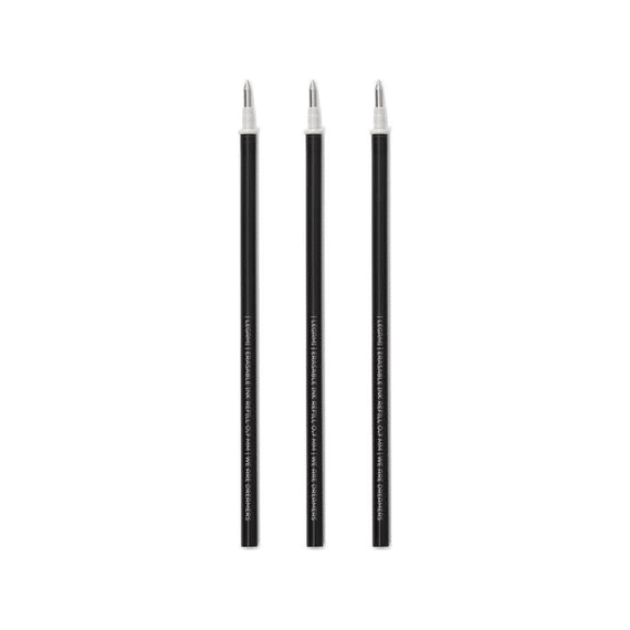 Legami Refill Uitwisbare Gelpen Zwart 3st