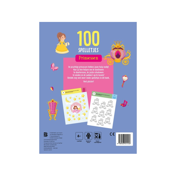100 Spelletjes: Prinsessen 6+