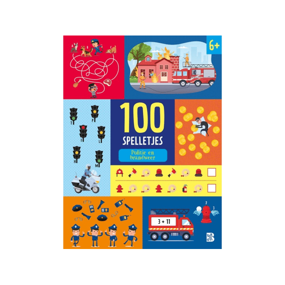 100 Spelletjes: Politie En Brandweer 6+