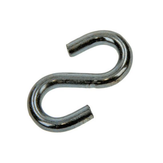 Mack 2 Open S-haken 4,0 X 35mm Zwart