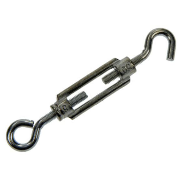Mack 2 Spanners Oog + Haak M5 X 50mm Zwart